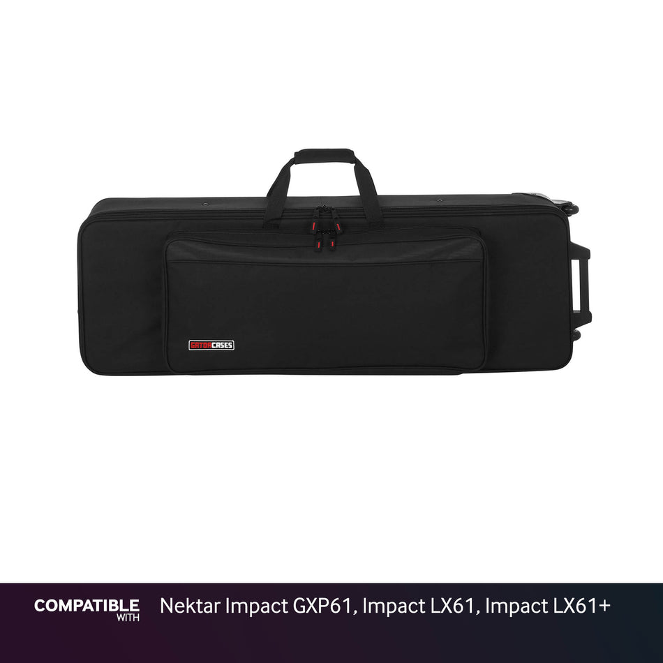 Gator Keyboard Case for Nektar Impact GXP61, Impact LX61, Impact LX61+