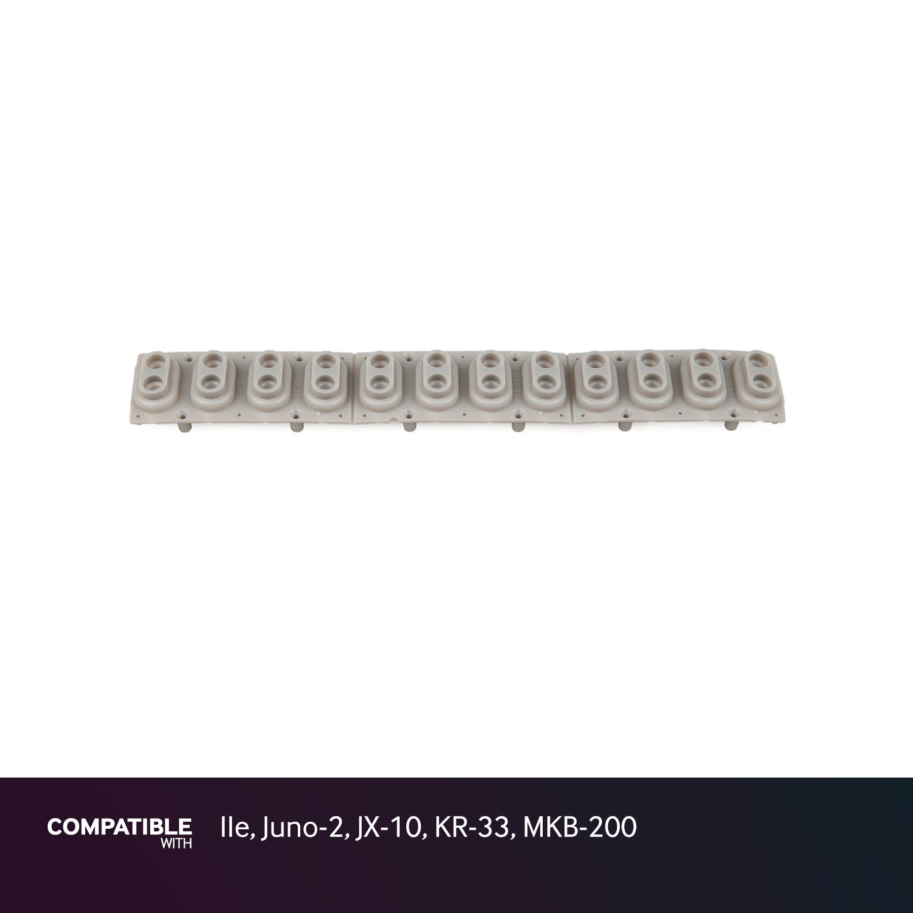 Roland 12-note Key Contact Strip for IIe, Juno-2, JX-10, KR-33, MKB-200