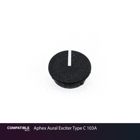 Black Knob Cap with Line for Aphex Aural Exciter Type C 103A