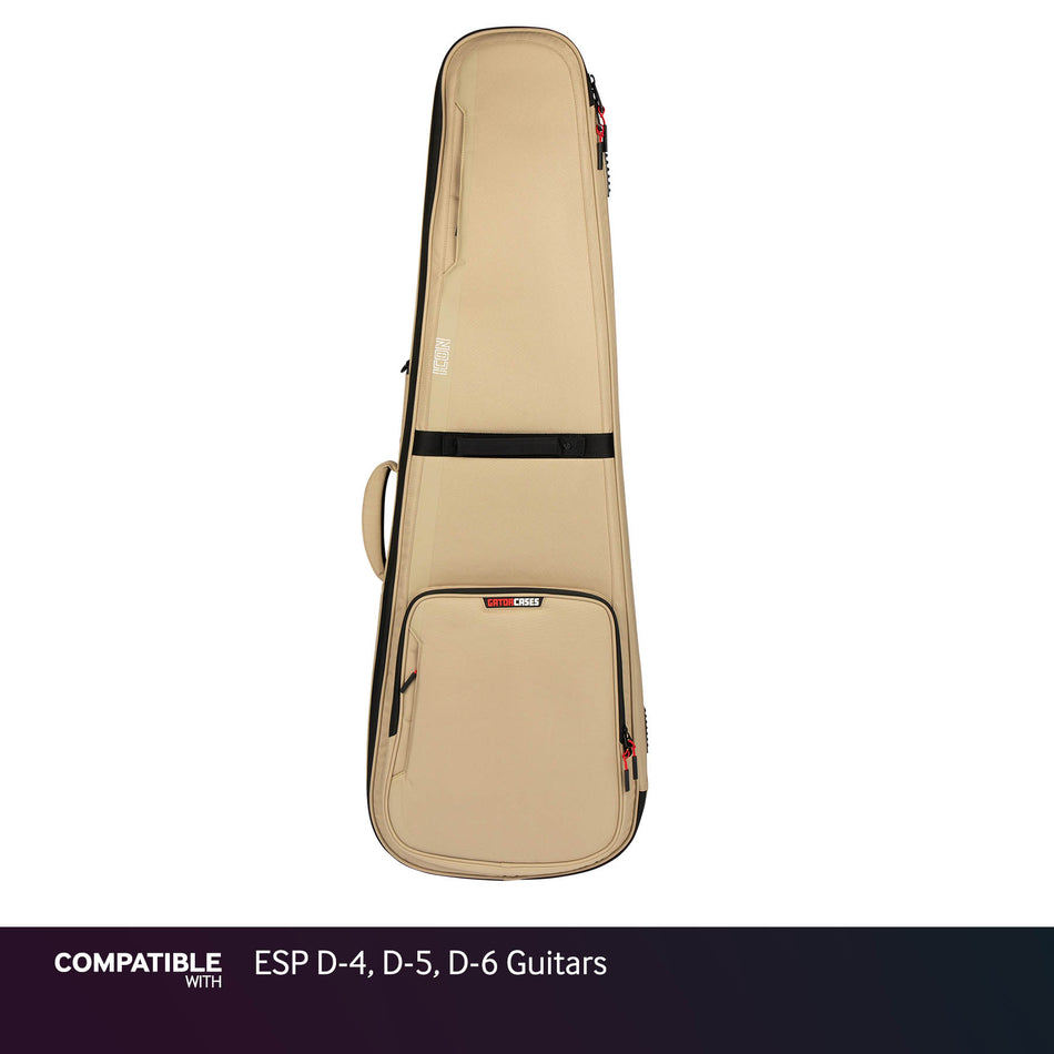 Gator Khaki ICON Case for ESP D-4, D-5, D-6 Guitars