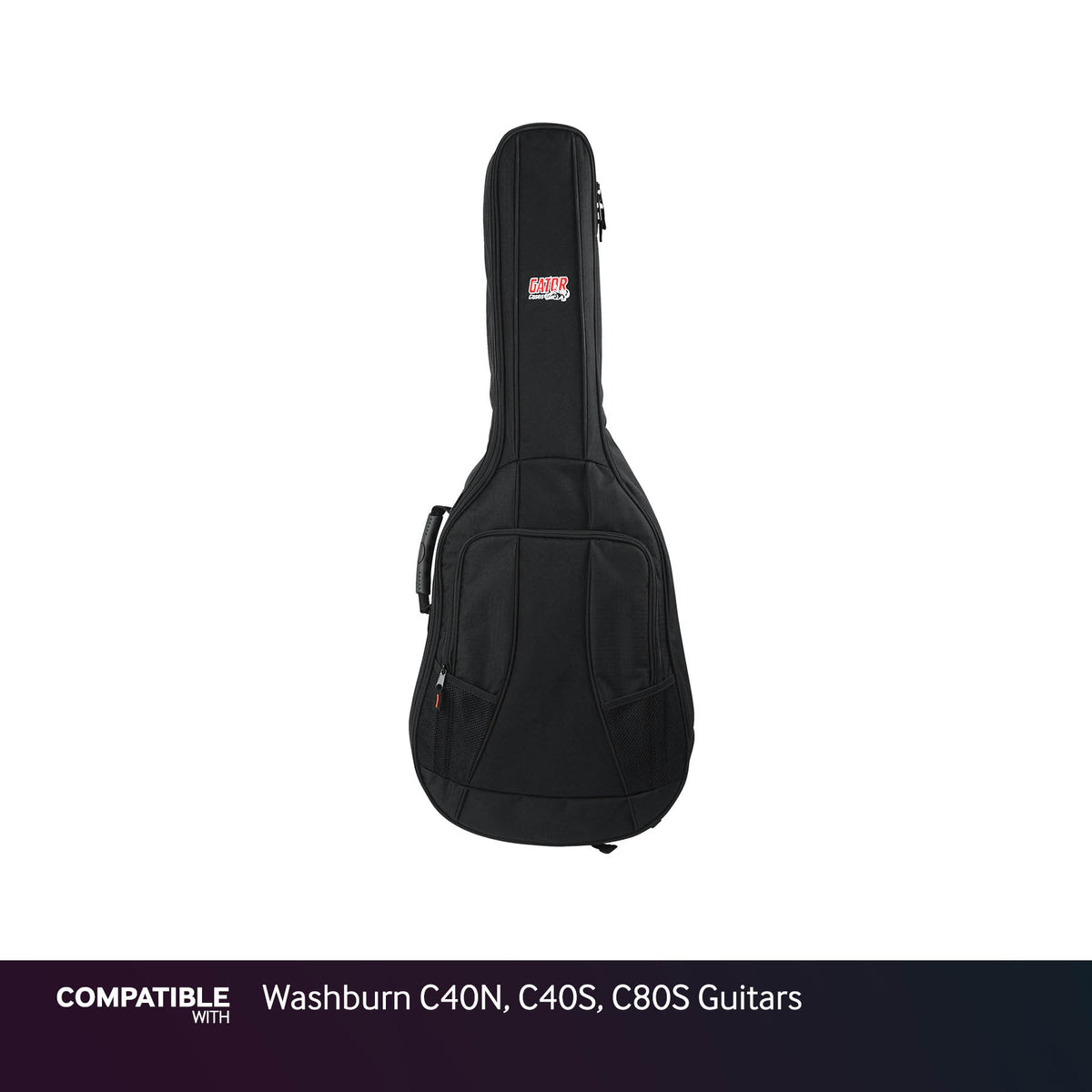 Gator Padded Gig Bag for Washburn C40N, C40S, C80S Guitars