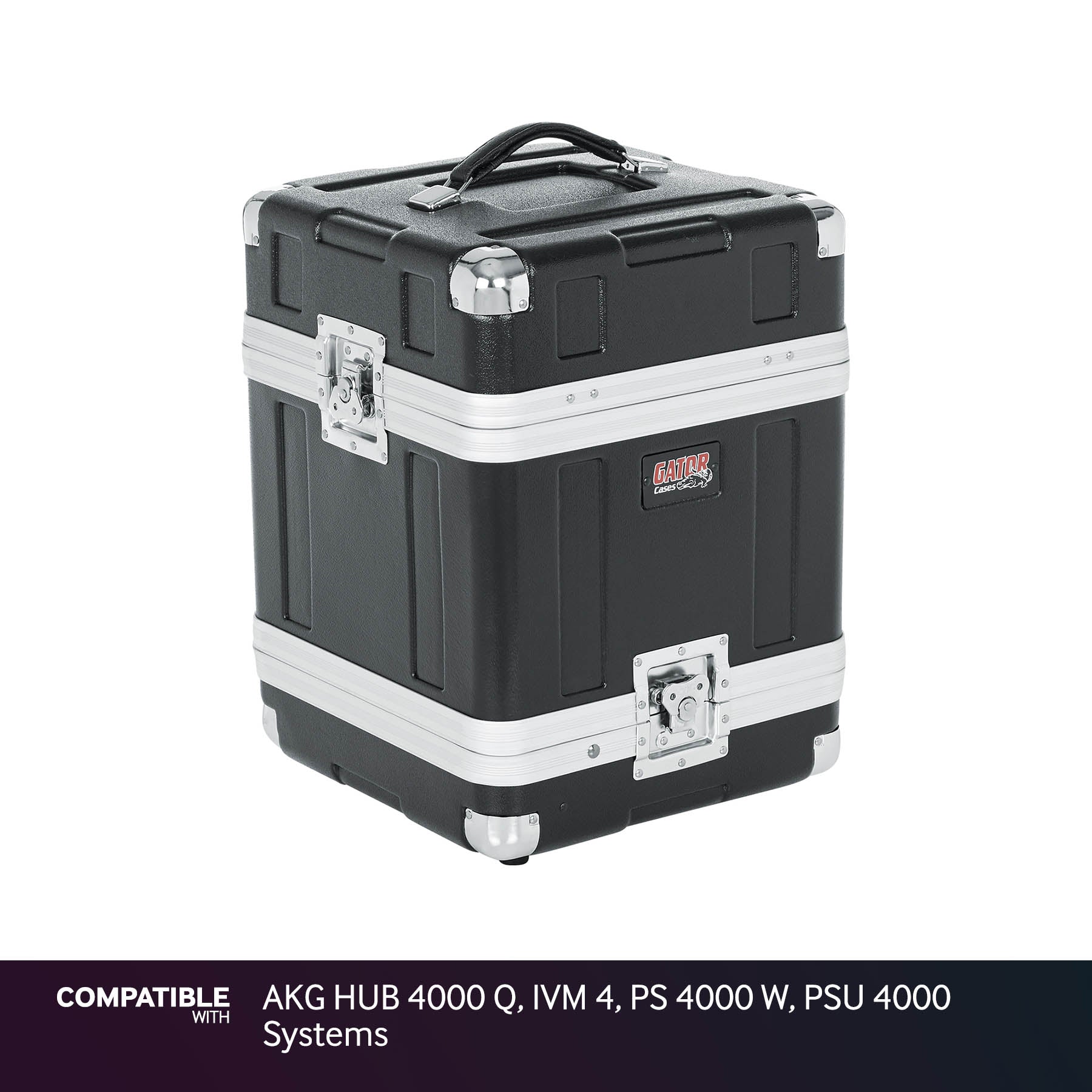 Gator 4-System Case for AKG HUB 4000 Q, IVM 4, PS 4000 W, PSU 4000 Systems