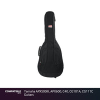 Gator Padded Gig Bag for Yamaha APX500III, APX600, C40, CG101A, CG111C Guitars