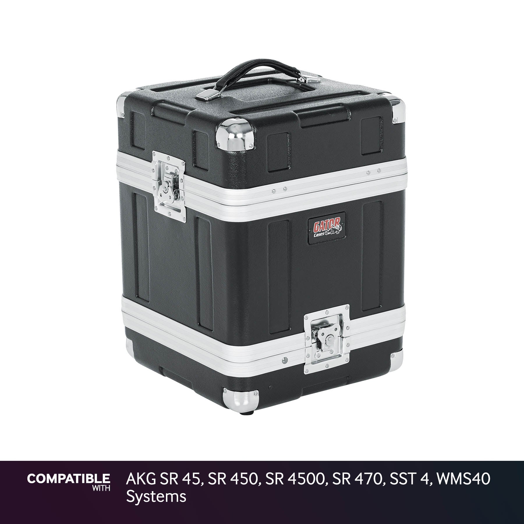 Gator 4-System Case for AKG SR 45, SR 450, SR 4500, SR 470, SST 4, WMS40 Systems