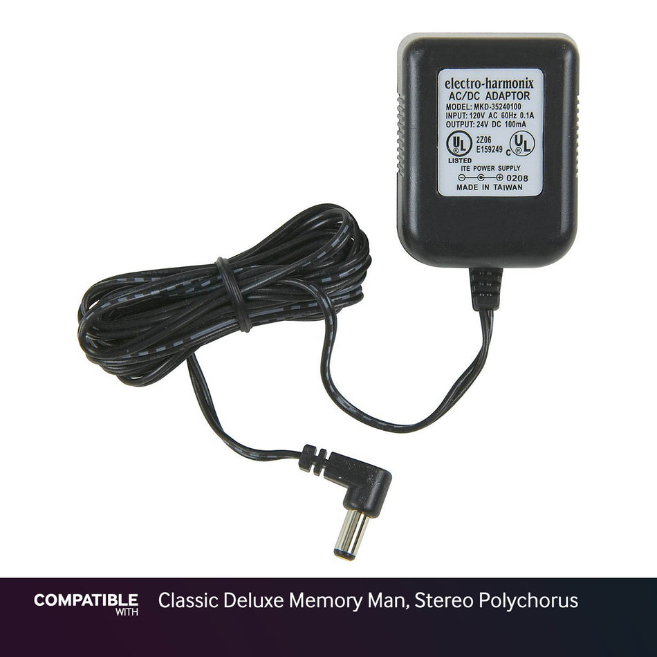 Electro-Harmonix Power Supply for Classic Deluxe Memory Man, Stereo Polychorus