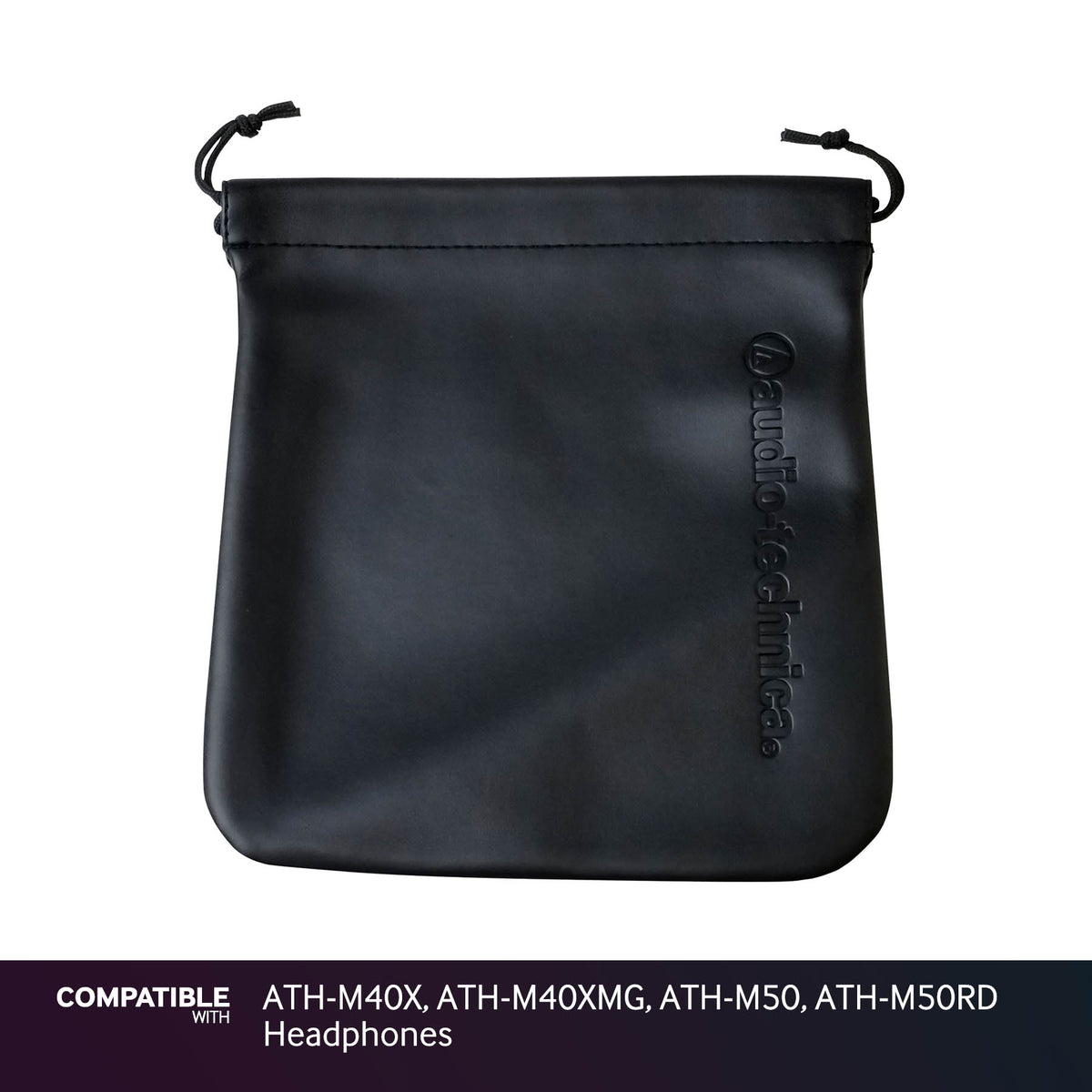 Audio-Technica Black Storage Pouch for ATH-M40X, ATH-M40XMG, ATH-M50, ATH-M50RD Headphones