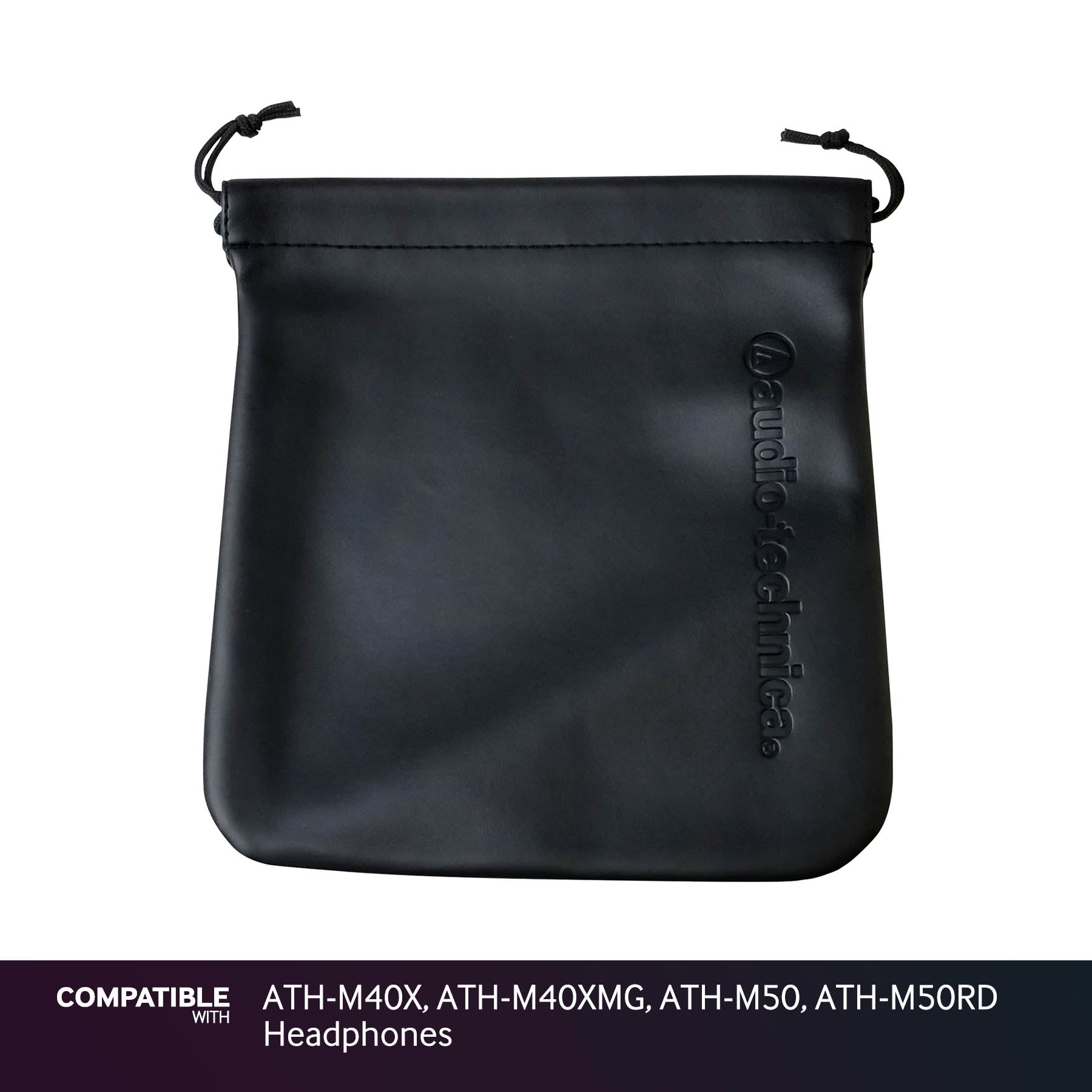 Audio-Technica Black Storage Pouch for ATH-M40X, ATH-M40XMG, ATH-M50, ATH-M50RD Headphones