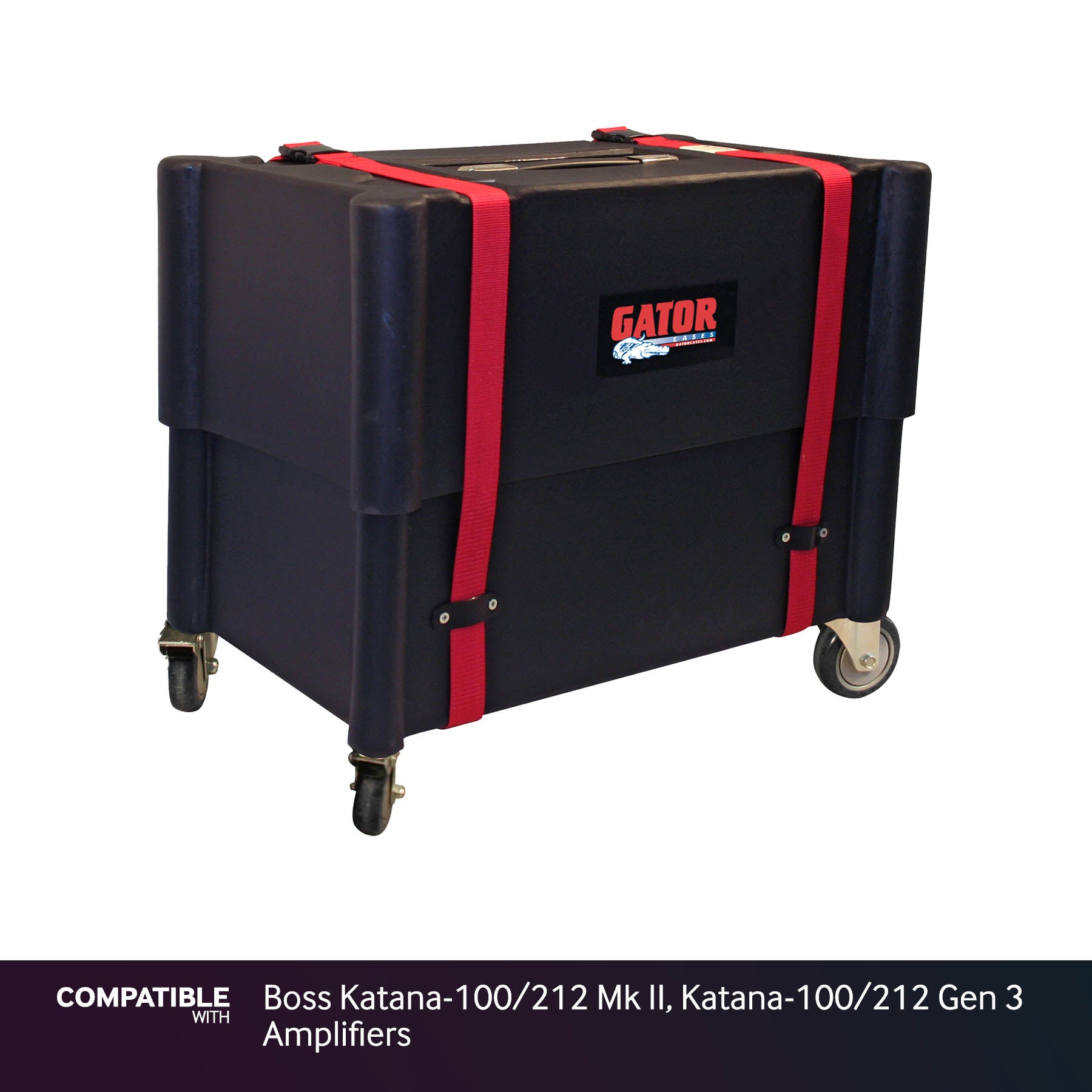 Gator Plastic Amp Transporter with Wheels for Boss Katana-100/212 Mk II, Katana-100/212 Gen 3 Amplifiers
