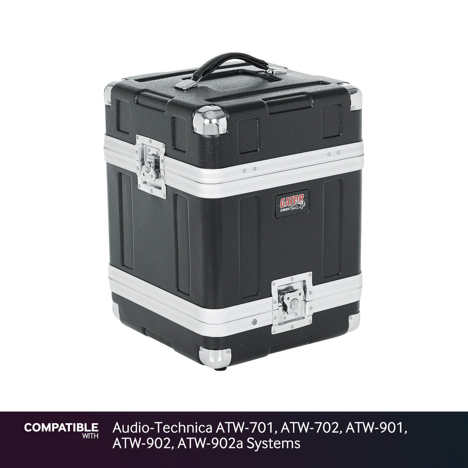 Gator 4-System Case for Audio-Technica ATW-701, ATW-702, ATW-901, ATW-902, ATW-902a Systems