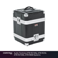 Gator 4-System Case for Audio-Technica ATW-R2100a, ATW-R250, ATW-R3100b, ATW-R800 Systems