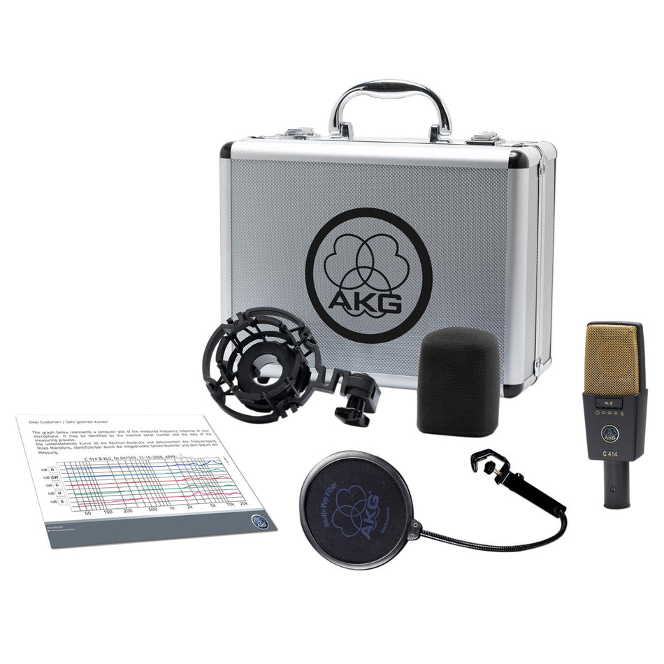 AKG C414 XLII Reference Multipattern Studio Condenser Microphone