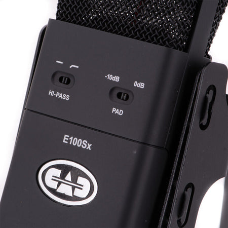 CAD Audio E100SX Microphone Bundle with RF-X Sheild, Pop Filter, Stand & Cable