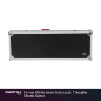 Gator Tour Case for Fender Affinity Series Stratocaster, Telecaster Electric Guitars