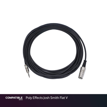 Rapco 1/8" TRS MIDI Type-A Cable for Poly Effects Josh Smith Flat V
