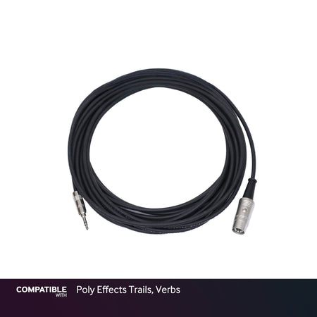 Rapco 1/8" TRS MIDI Type-A Cable for Poly Effects Trails, Verbs