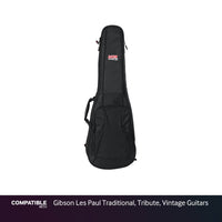 Gator Dual Gig Bag for Gibson Les Paul Traditional, Tribute, Vintage Guitars