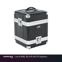 Gator 4-System Case for Line 6 XDR2, XD-V70, XD-V75 Systems