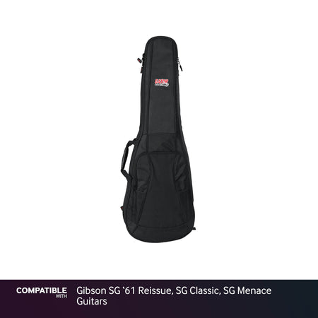 Gator Dual Gig Bag for Gibson SG '61 Reissue, SG Classic, SG Menace Guitars