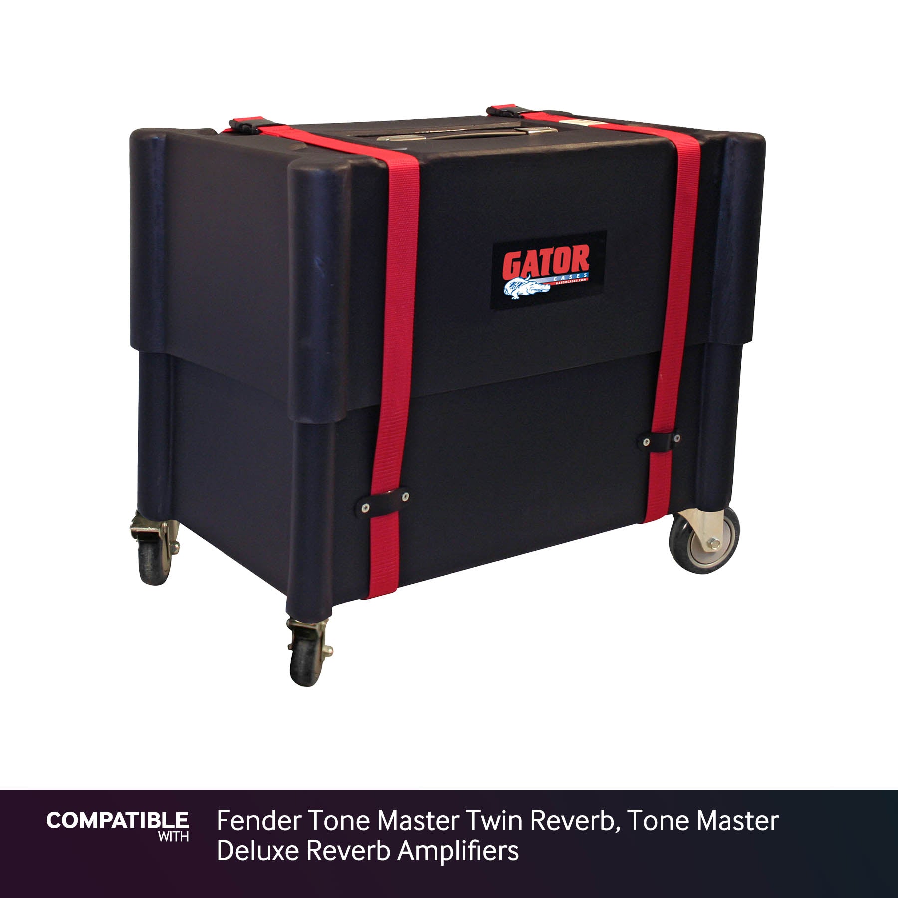 Gator Plastic Amp Transporter with Wheels for Fender Tone Master Twin Reverb, Tone Master Deluxe Reverb Amplifiers