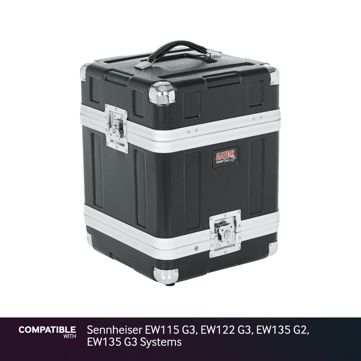 Gator 4-System Case for Sennheiser EW115 G3, EW122 G3, EW135 G2, EW135 G3 Systems