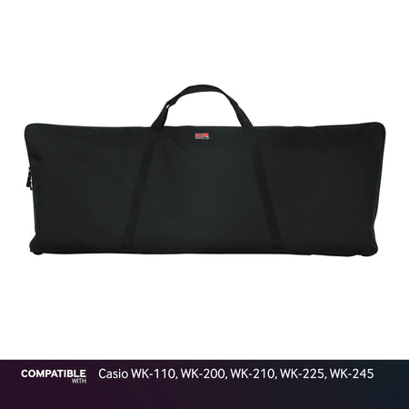 Gator Economy Keyboard Gig Bag for Casio WK-110, WK-200, WK-210, WK-225, WK-245