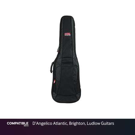 Gator Padded Gig Bag for D'Angelico Atlantic, Brighton, Ludlow Guitars