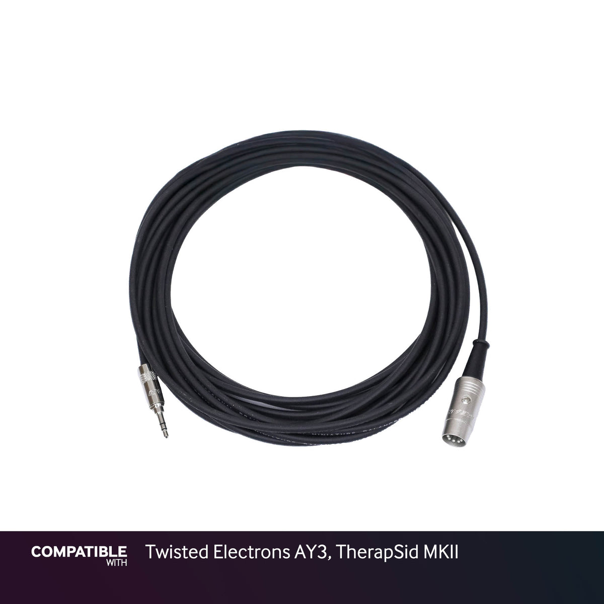 Rapco 1/8" TRS MIDI Type-A Cable for Twisted Electrons AY3, TherapSid MKII
