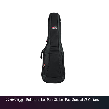Gator Padded Gig Bag for Epiphone Les Paul SL, Les Paul Special VE Guitars