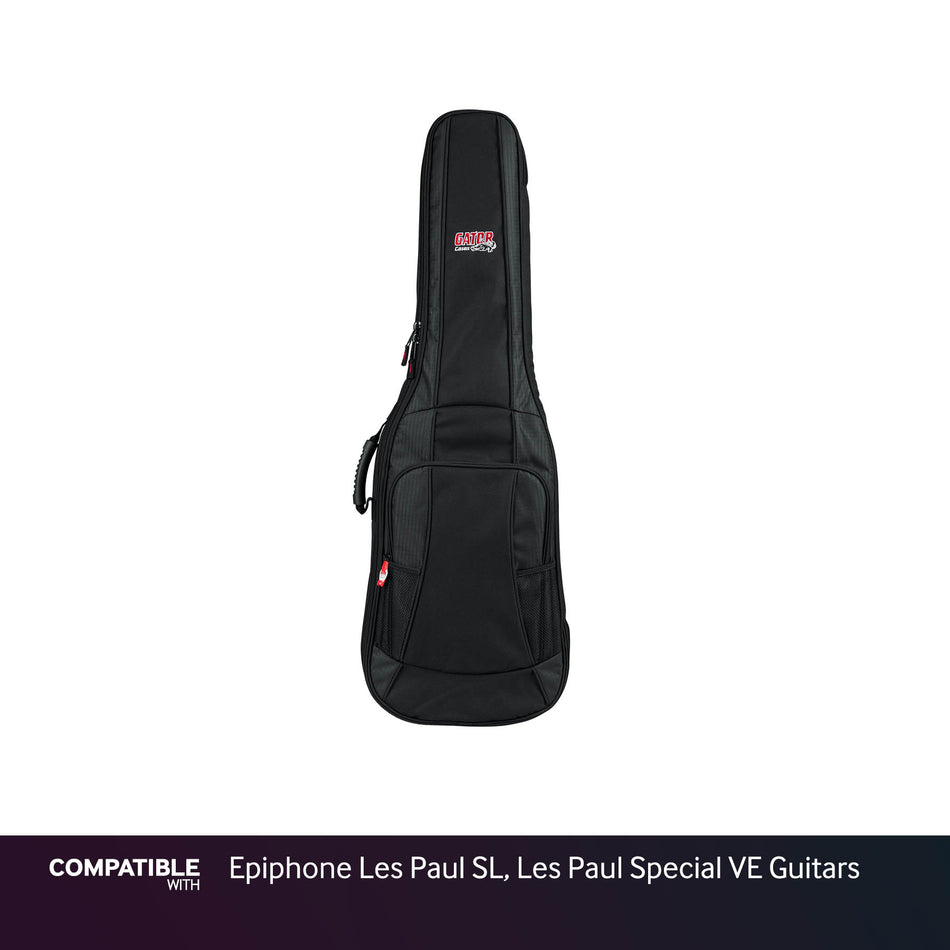 Gator Padded Gig Bag for Epiphone Les Paul SL, Les Paul Special VE Guitars