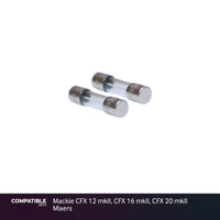 Fuse Set for Mackie CFX 12 mkII, CFX 16 mkII, CFX 20 mkII Mixers