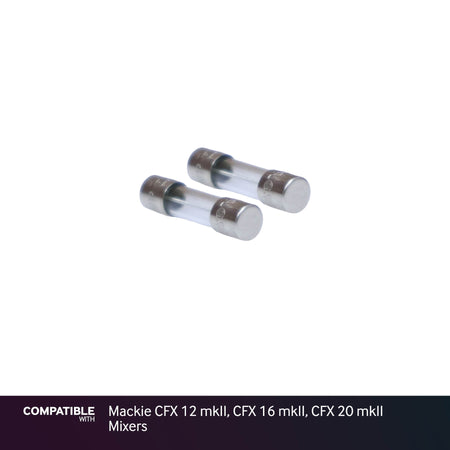 Fuse Set for Mackie CFX 12 mkII, CFX 16 mkII, CFX 20 mkII Mixers