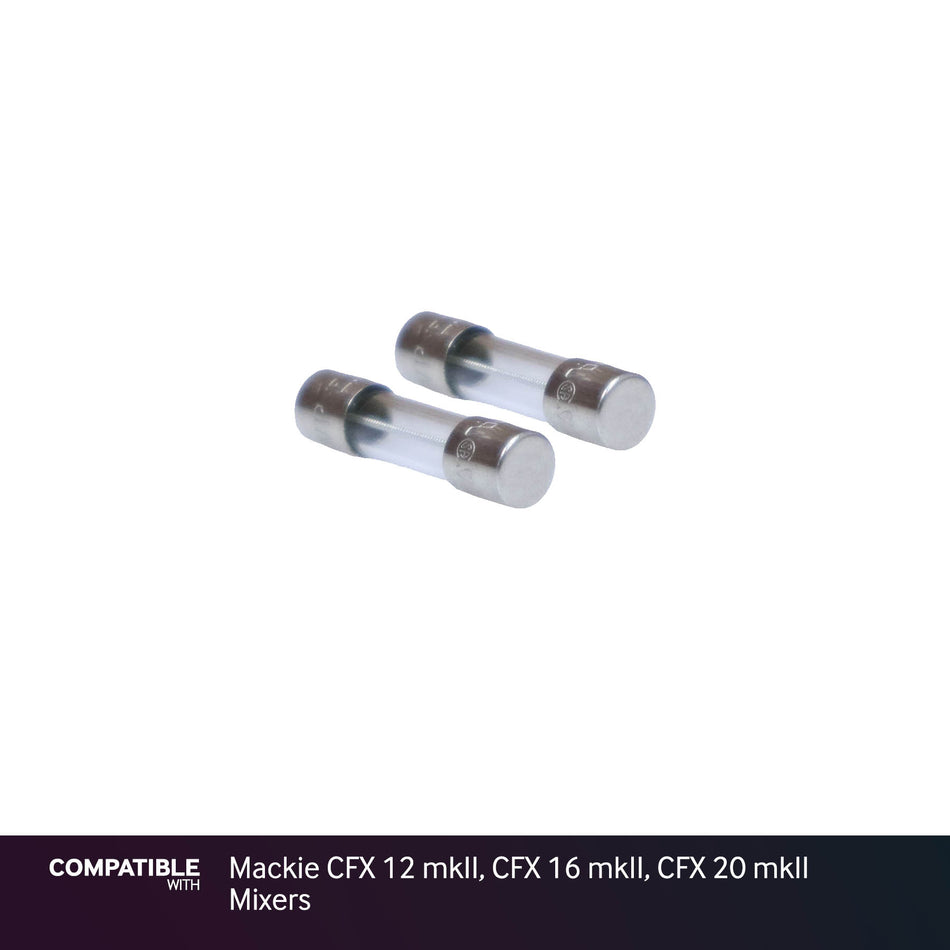 Fuse Set for Mackie CFX 12 mkII, CFX 16 mkII, CFX 20 mkII Mixers