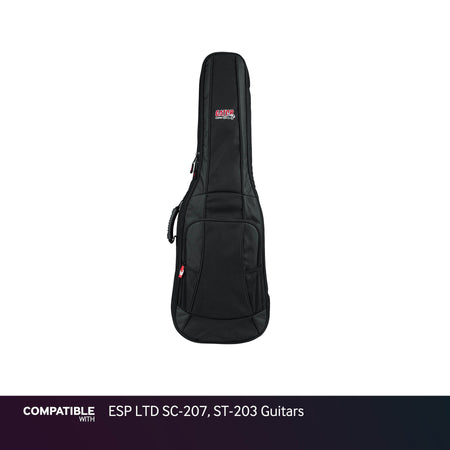 Gator Padded Gig Bag for ESP LTD SC-207, ST-203 Guitars