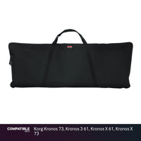 Gator Economy Keyboard Gig Bag for Korg Kronos 73, Kronos 3 61, Kronos X 61, Kronos X 73