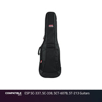 Gator Padded Gig Bag for ESP SC-337, SC-338, SCT-607B, ST-213 Guitars