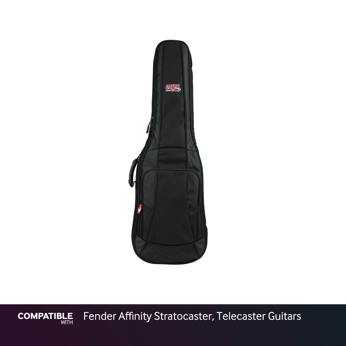 Gator Padded Gig Bag for Fender Affinity Stratocaster, Telecaster Guitars