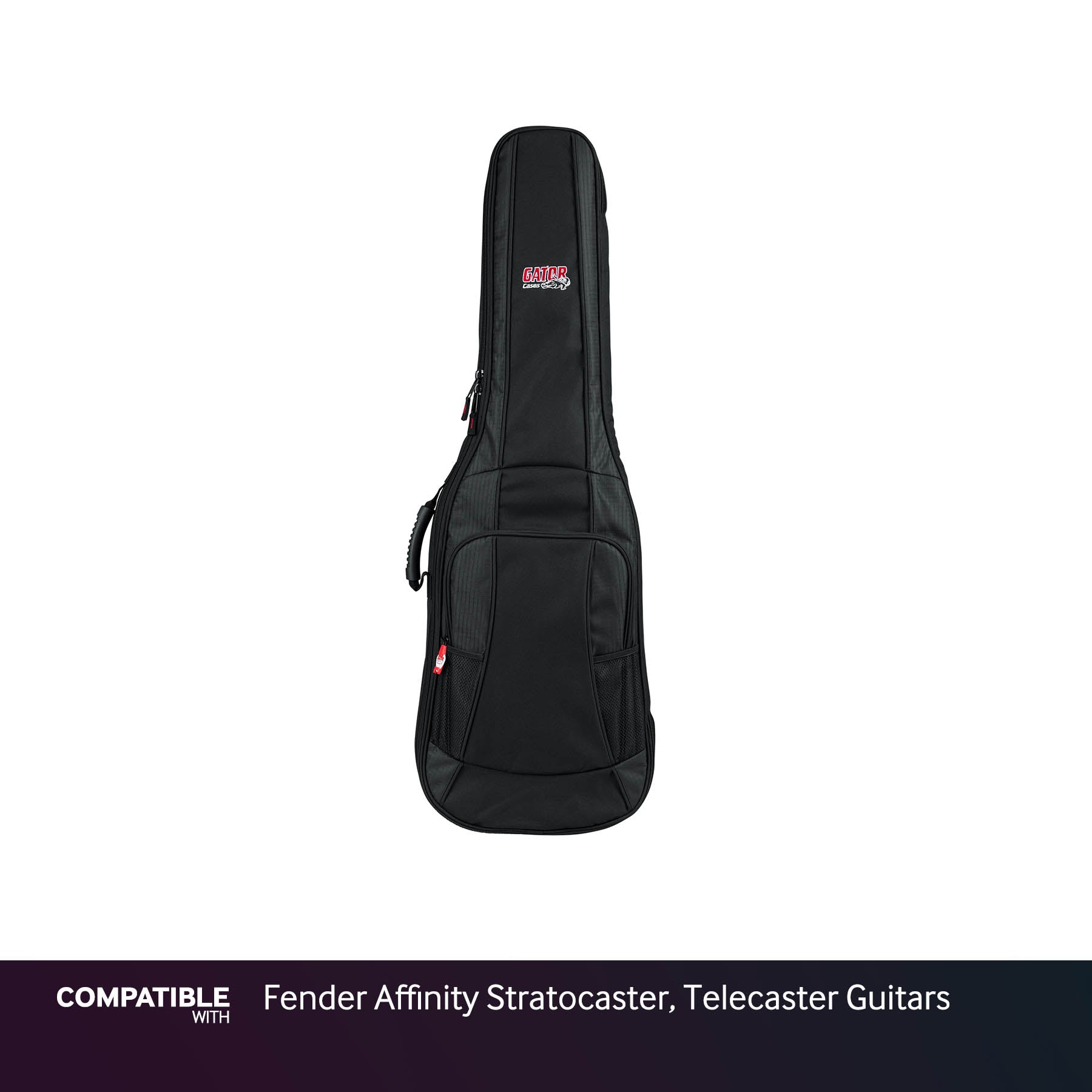 Gator Padded Gig Bag for Fender Affinity Stratocaster, Telecaster Guitars