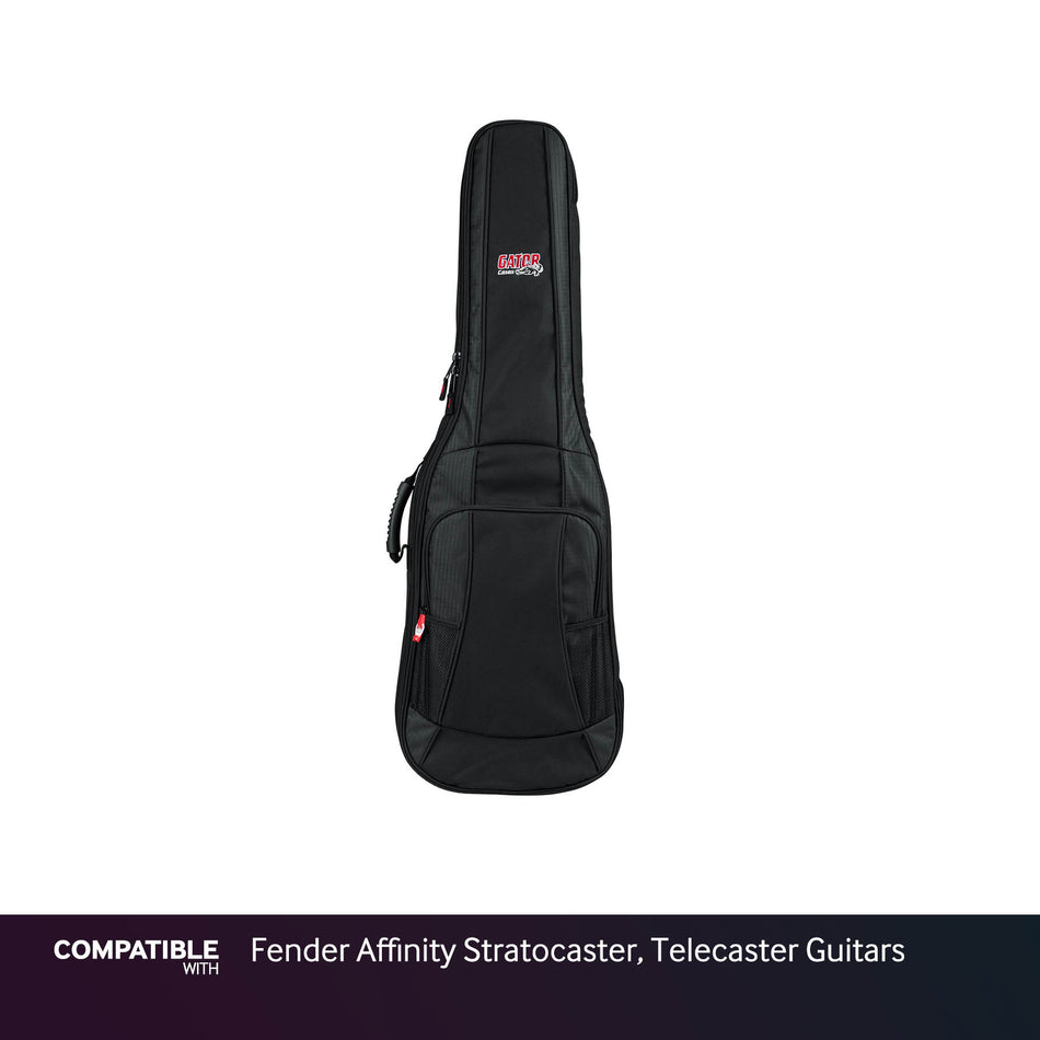 Gator Padded Gig Bag for Fender Affinity Stratocaster, Telecaster Guitars