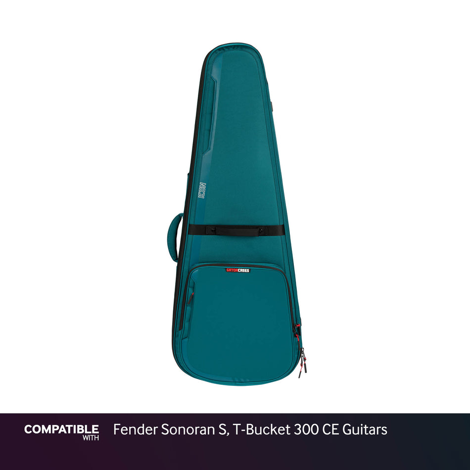 Gator Blue ICON Case for Fender Sonoran S, T-Bucket 300 CE Guitars