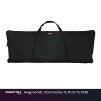 Gator Economy Keyboard Gig Bag for Korg Pa50SD, Pa5X Oriental 76, Pa5X-76, Pa80