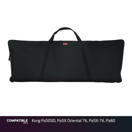 Gator Economy Keyboard Gig Bag for Korg Pa50SD, Pa5X Oriental 76, Pa5X-76, Pa80