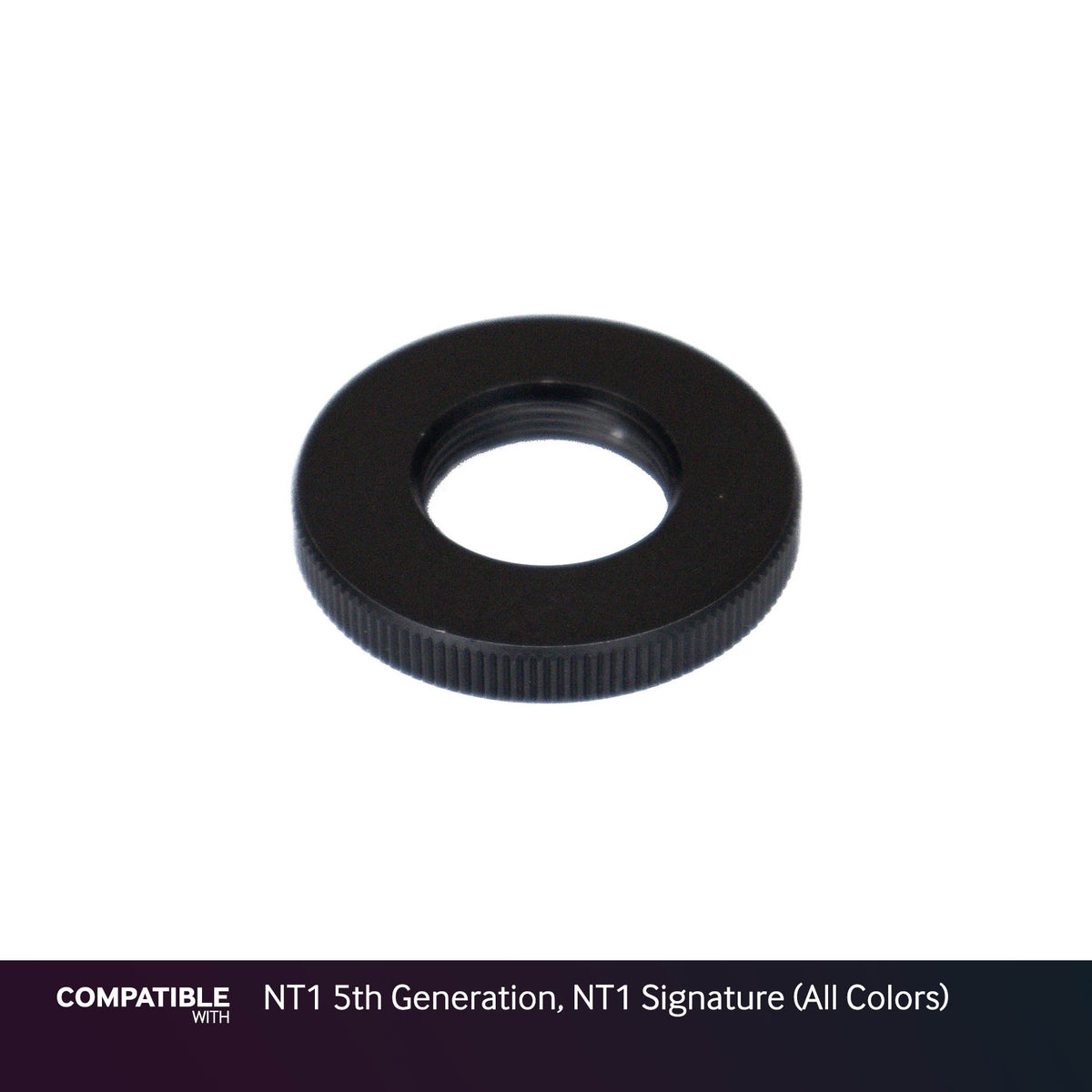 Rode Black Mounting Ring Nut for NT1 5th Generation, NT1 Signature (All Colors)