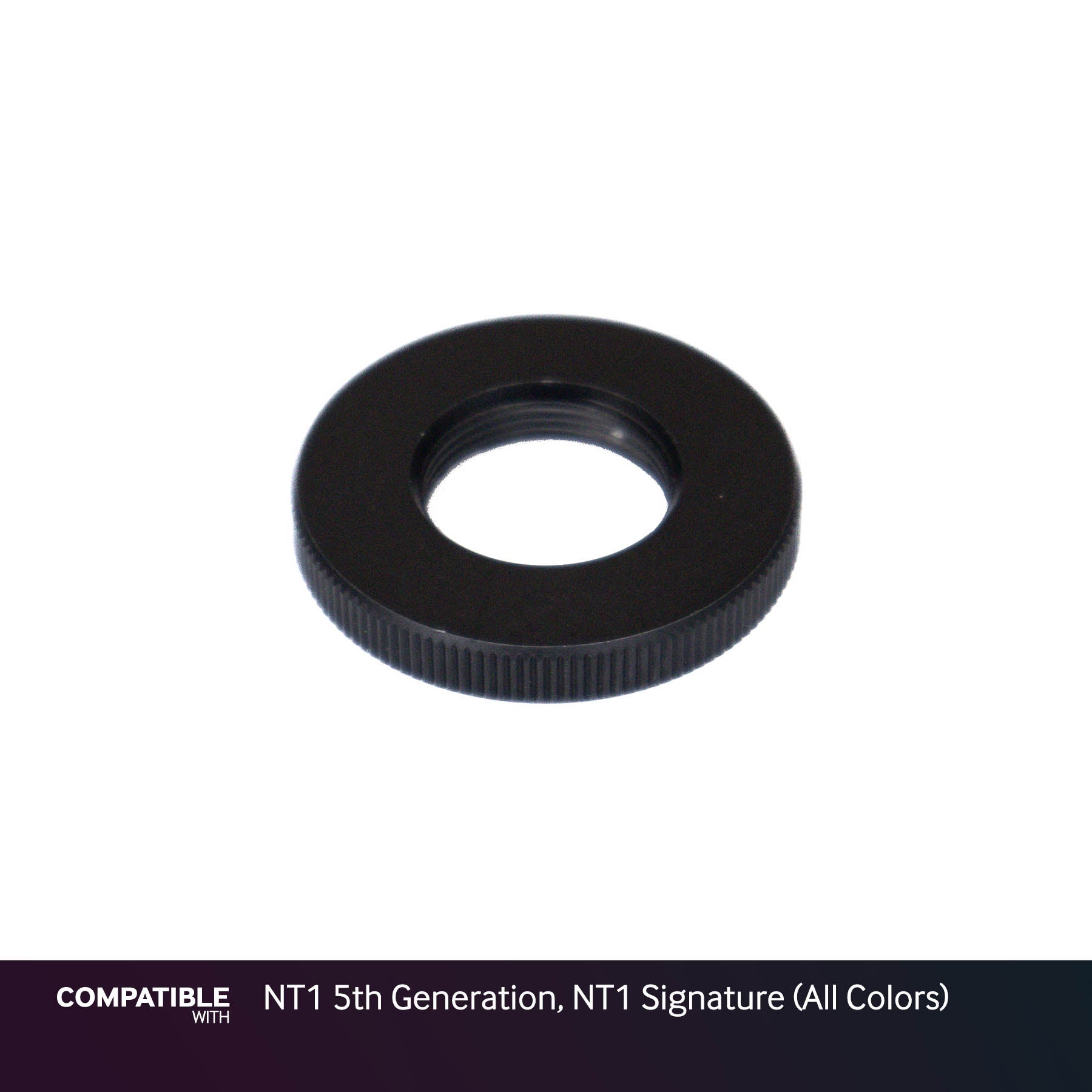 Rode Black Mounting Ring Nut for NT1 5th Generation, NT1 Signature (All Colors)