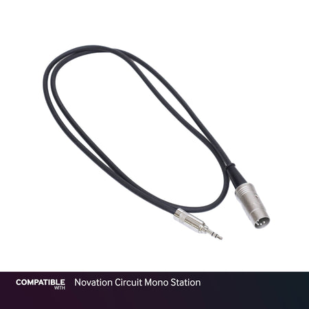 Rapco 1/8" TRS MIDI Type-B Cable for Novation Circuit Mono Station