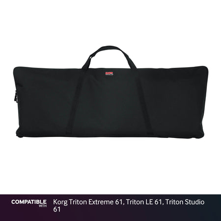 Gator Economy Keyboard Gig Bag for Korg Triton Extreme 61, Triton LE 61, Triton Studio 61