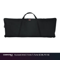 Gator Economy Keyboard Gig Bag for Kurzweil Artis7, Forte 7, Forte SE 88, PC1SE