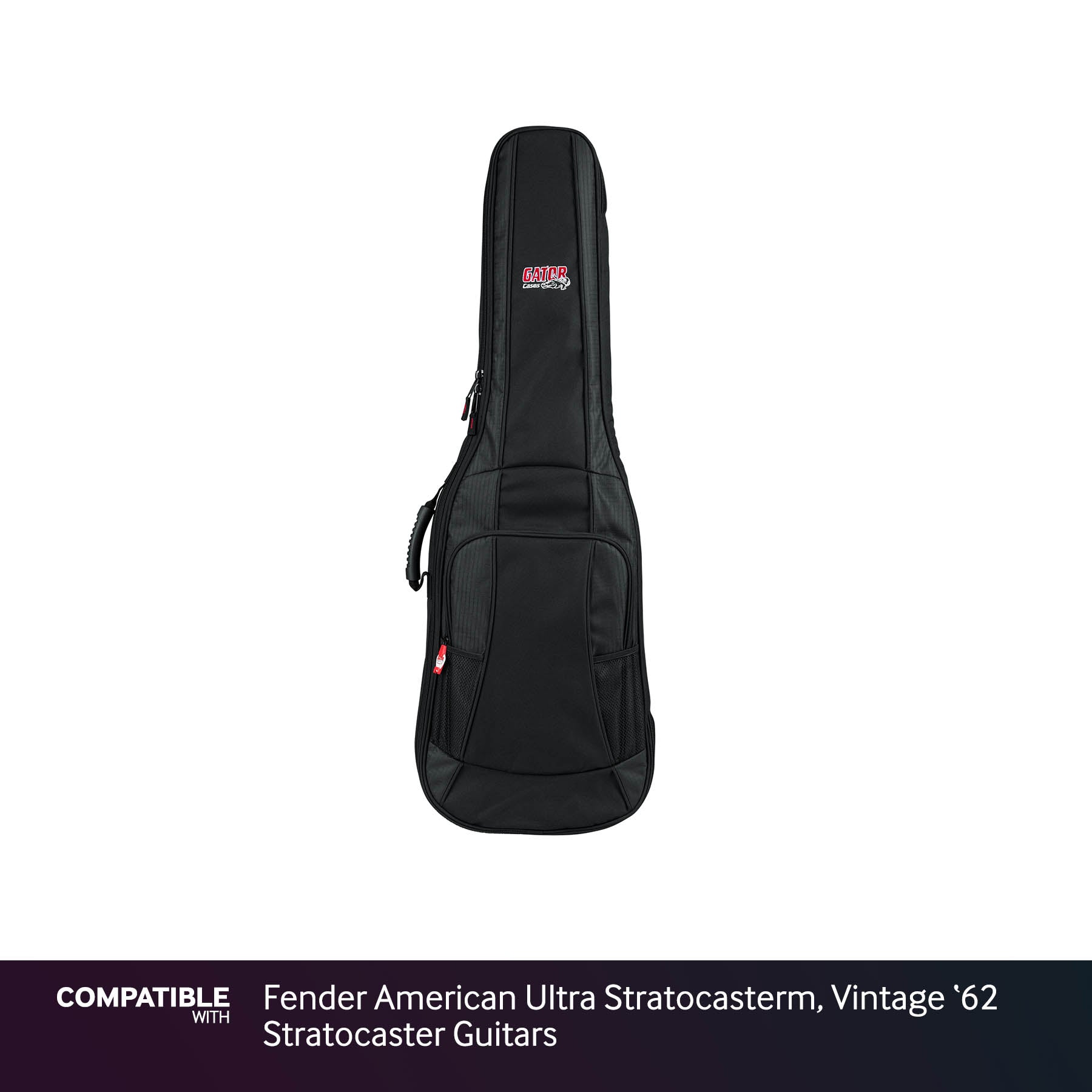 Gator Padded Gig Bag for Fender American Ultra Stratocasterm, Vintage '62 Stratocaster Guitars
