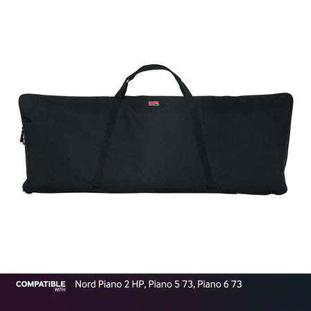Gator Economy Keyboard Gig Bag for Nord Piano 2 HP, Piano 5 73, Piano 6 73