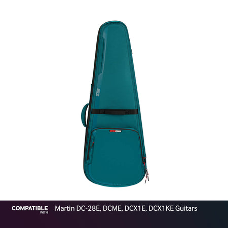 Gator Blue ICON Case for Martin DC-28E, DCME, DCX1E, DCX1KE Guitars