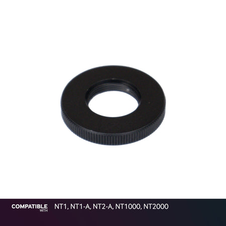 Rode Black Mounting Ring Nut for NT1, NT1-A, NT2-A, NT1000, NT2000
